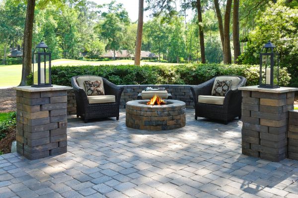 Fire Pit Installation in Gig Harbor